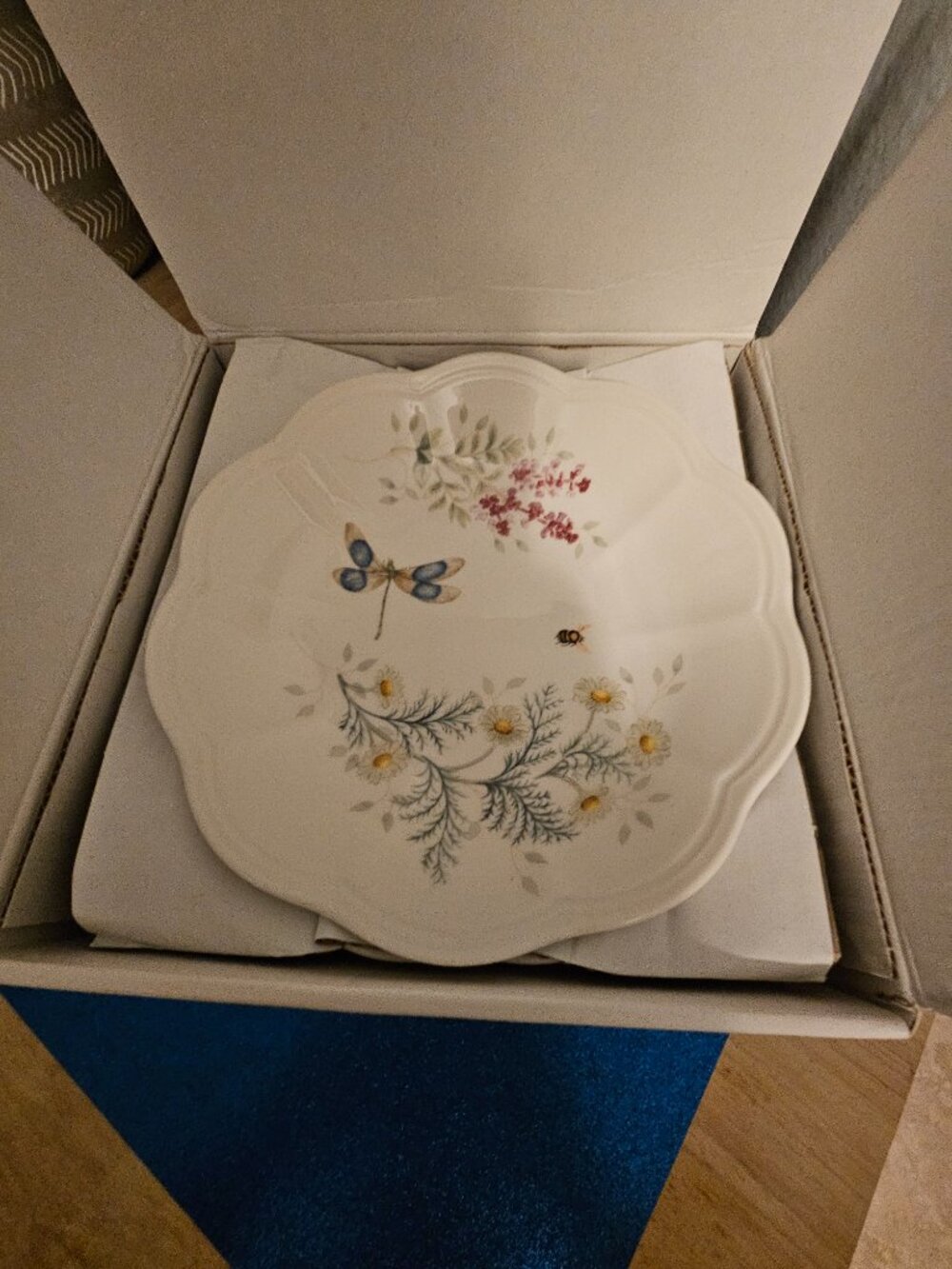 Lenox Butterfly Meadows Set of 4 Pasta Bowls